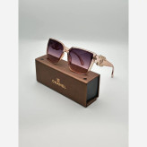 عرضه عینک آفتابی زنانه مارک دار طرح شنل نگین دار