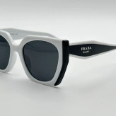 انواع عینک آفتابی زنانه مارک پرادا دسته دو رنگ