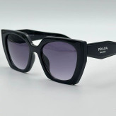 خرید عینک آفتابی زنانه مارک دار پرادا دسته دو رنگ