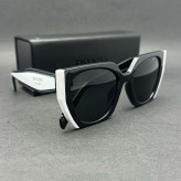 خرید عینک آفتابی مردانه مارک دار پرادا دسته دو رنگ