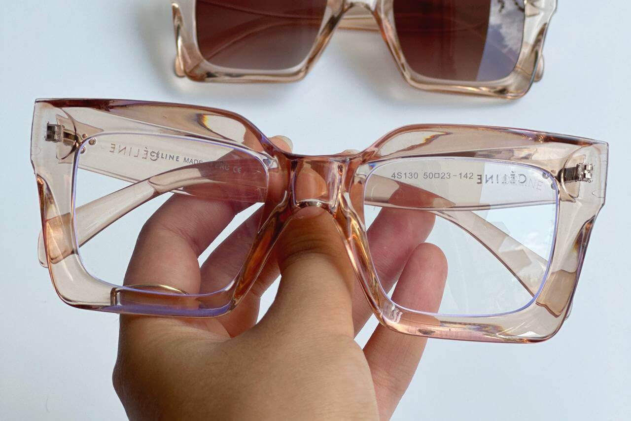 قیمت و خرید عینک بلوکات زنانه و مردانه عسلی شامپاینی