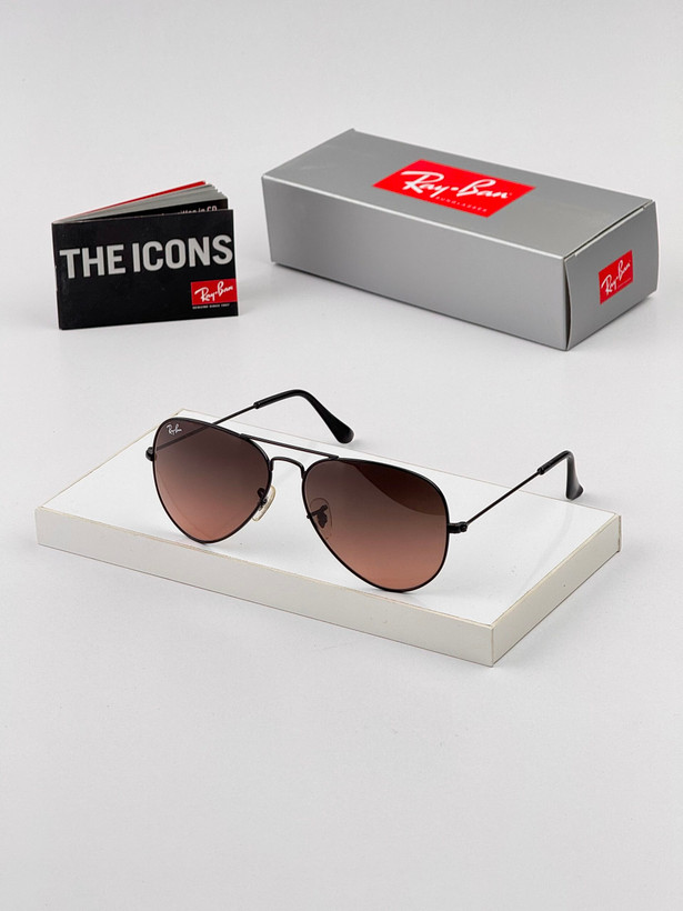 عینک آفتابی ریبن RB 3025 AVIATOR - خلبانی شکلاتی برنزی | آنیلیا گالری
